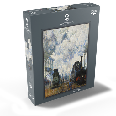 Claude Monet's Arrival of the Normandy Train (1877) 1000 Jigsaw Puzzle box view1