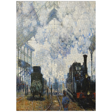 puzzleplate Claude Monet's Arrival of the Normandy Train (1877) 1000 Jigsaw Puzzle