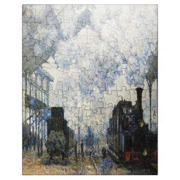 puzzleplate Claude Monets Arrival of the Normandy Train 1877 100 Jigsaw Puzzle
