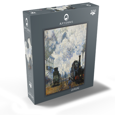 Claude Monets Arrival of the Normandy Train 1877 500 Jigsaw Puzzle box view1
