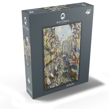 Claude Monets The Rue Montorgueil in Paris 1878 100 Jigsaw Puzzle box view1