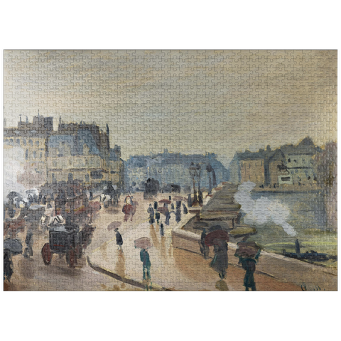 puzzleplate Claude Monet's The Pont Neuf (1871) 1000 Jigsaw Puzzle