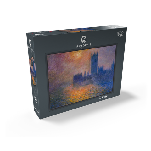 Claude Monet's The Houses of Parliament, Sunset (1904) 1000 Jigsaw Puzzle box view1