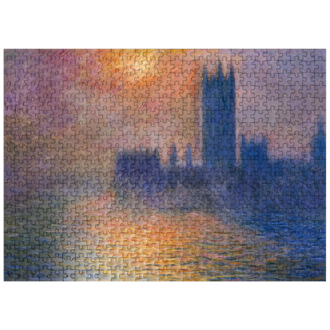 puzzleplate Claude Monets The Houses of Parliament Sunset 1904 500 Jigsaw Puzzle
