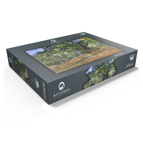 The Bodmer Oak, Fontainebleau Forest (1865) by Claude Monet 1000 Jigsaw Puzzle box view1