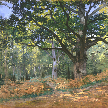 The Bodmer Oak, Fontainebleau Forest (1865) by Claude Monet 1000 Jigsaw Puzzle 3D Modell