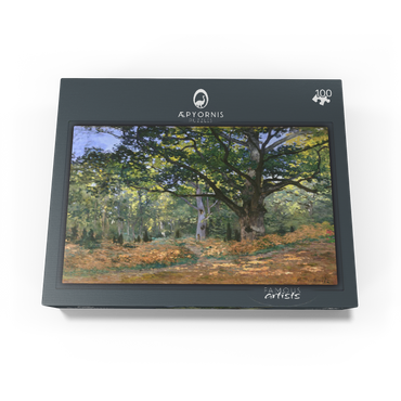 The Bodmer Oak Fontainebleau Forest 1865 by Claude Monet 100 Jigsaw Puzzle box view1