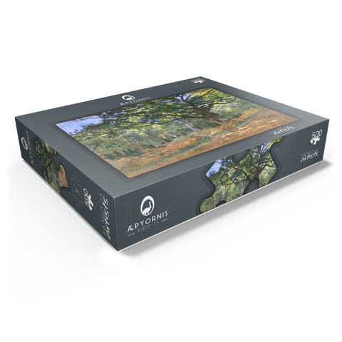 The Bodmer Oak Fontainebleau Forest 1865 by Claude Monet 500 Jigsaw Puzzle box view1