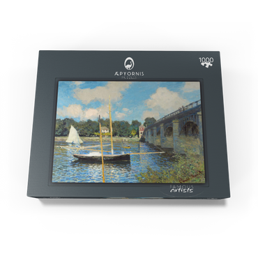 The Bridge at Argenteuil (1874) by Claude Monet 1000 Jigsaw Puzzle box view1