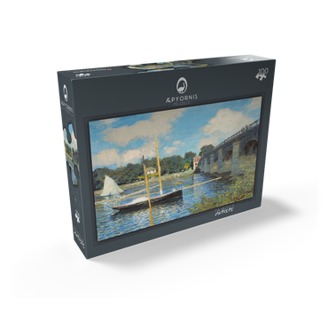 The Bridge at Argenteuil 1874 by Claude Monet 100 Jigsaw Puzzle box view1