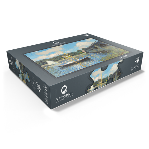 The Bridge at Argenteuil 1874 by Claude Monet 500 Jigsaw Puzzle box view1