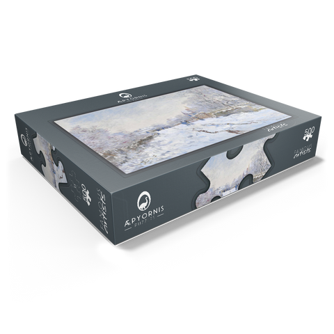 Claude Monets Snow at Argenteuil 1874-1875 500 Jigsaw Puzzle box view1