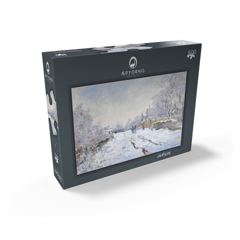 Claude Monets Snow at Argenteuil 1874-1875 500 Jigsaw Puzzle box view1