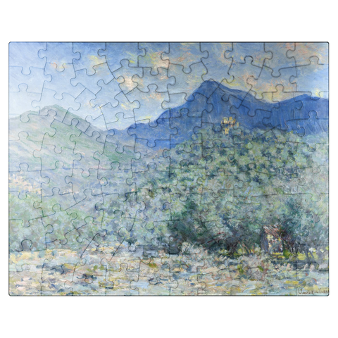 puzzleplate Claude Monets Valle Buona Near Bordighera 1884 100 Jigsaw Puzzle