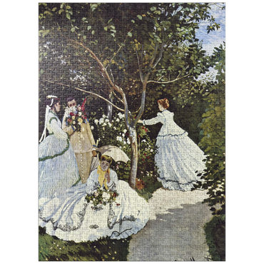 puzzleplate Claude Monet's Women in the Garden (1866) 1000 Jigsaw Puzzle