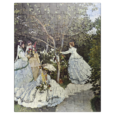 puzzleplate Claude Monets Women in the Garden 1866 100 Jigsaw Puzzle