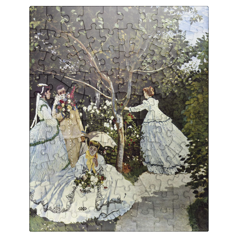 puzzleplate Claude Monets Women in the Garden 1866 100 Jigsaw Puzzle