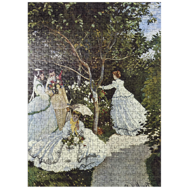 puzzleplate Claude Monets Women in the Garden 1866 500 Jigsaw Puzzle