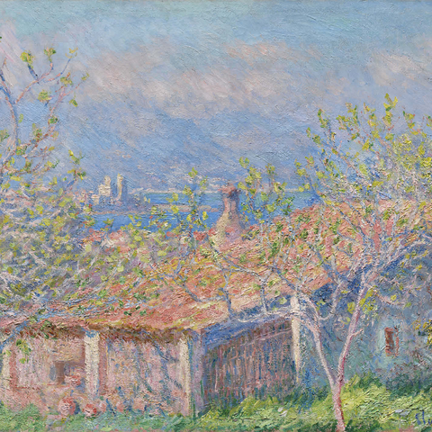 Gardener's House at Antibes (1888) by Claude Monet 1000 Jigsaw Puzzle 3D Modell