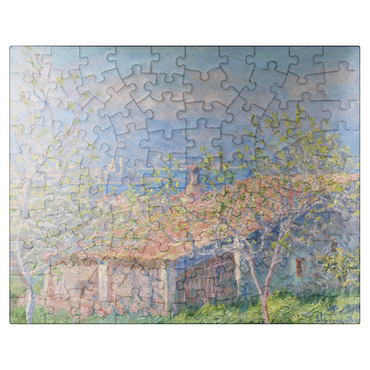 puzzleplate Gardeners House at Antibes 1888 by Claude Monet 100 Jigsaw Puzzle
