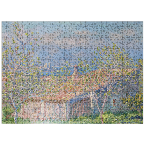 puzzleplate Gardeners House at Antibes 1888 by Claude Monet 500 Jigsaw Puzzle