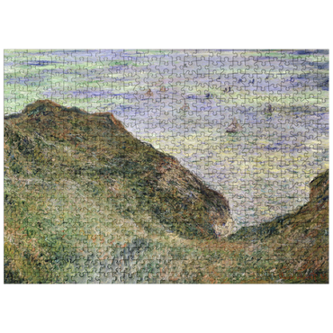 puzzleplate Claude Monets View Over the Sea 1882 500 Jigsaw Puzzle