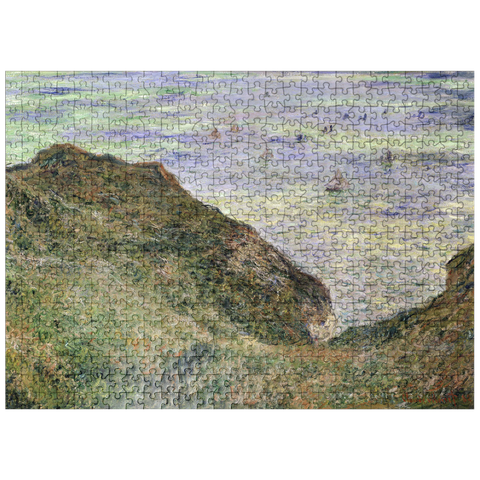 puzzleplate Claude Monets View Over the Sea 1882 500 Jigsaw Puzzle