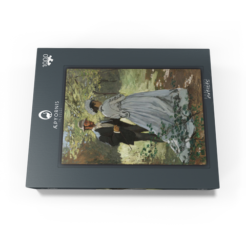 Bazille and Camille (1865) by Claude Monet 1000 Jigsaw Puzzle box view1