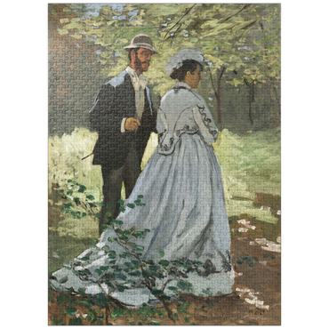 puzzleplate Bazille and Camille (1865) by Claude Monet 1000 Jigsaw Puzzle
