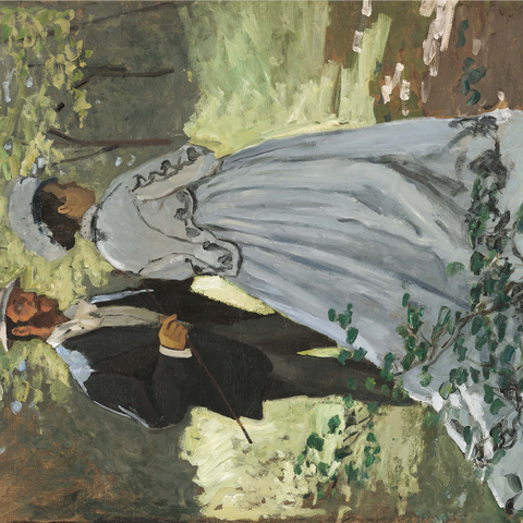 Bazille and Camille (1865) by Claude Monet 1000 Jigsaw Puzzle 3D Modell