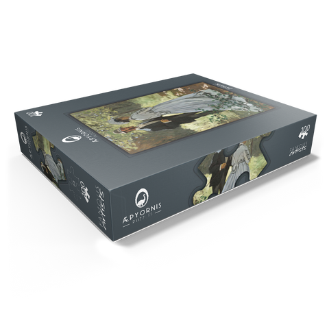 Bazille and Camille 1865 by Claude Monet 100 Jigsaw Puzzle box view1