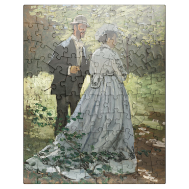 puzzleplate Bazille and Camille 1865 by Claude Monet 100 Jigsaw Puzzle