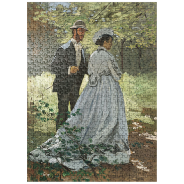 puzzleplate Bazille and Camille 1865 by Claude Monet 500 Jigsaw Puzzle