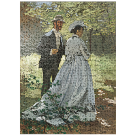 puzzleplate Bazille and Camille 1865 by Claude Monet 500 Jigsaw Puzzle