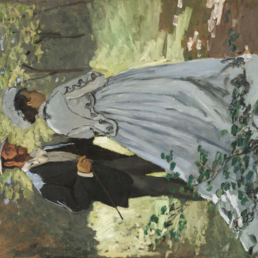 Bazille and Camille 1865 by Claude Monet 500 Jigsaw Puzzle 3D Modell