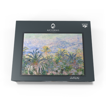 Palm Trees at Bordighera (1884) by Claude Monet 1000 Jigsaw Puzzle box view1