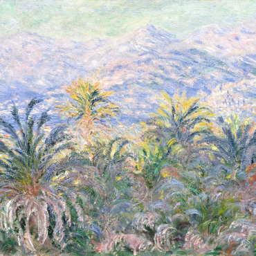 Palm Trees at Bordighera (1884) by Claude Monet 1000 Jigsaw Puzzle 3D Modell