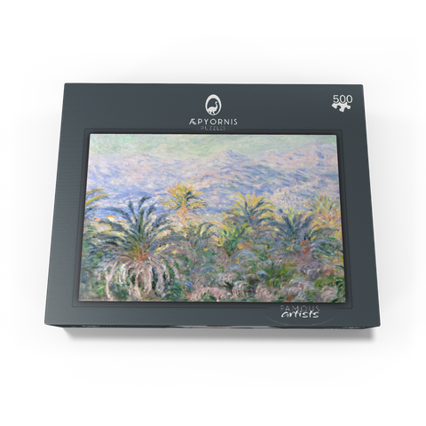 Palm Trees at Bordighera 1884 by Claude Monet 500 Jigsaw Puzzle box view1