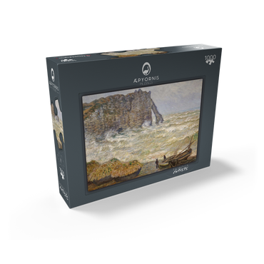 Claude Monet's Stormy Sea in Étretat (1883) 1000 Jigsaw Puzzle box view1