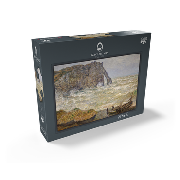 Claude Monets Stormy Sea in Étretat 1883 500 Jigsaw Puzzle box view1