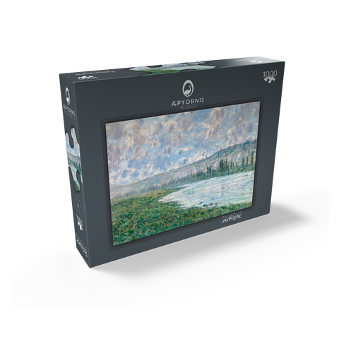 The Seine at Vétheuil (1880) by Claude Monet 1000 Jigsaw Puzzle box view1