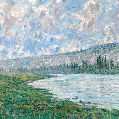 The Seine at Vétheuil (1880) by Claude Monet 1000 Jigsaw Puzzle 3D Modell