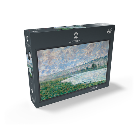 The Seine at Vétheuil 1880 by Claude Monet 100 Jigsaw Puzzle box view1
