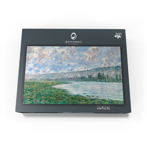 The Seine at Vétheuil 1880 by Claude Monet 100 Jigsaw Puzzle box view1