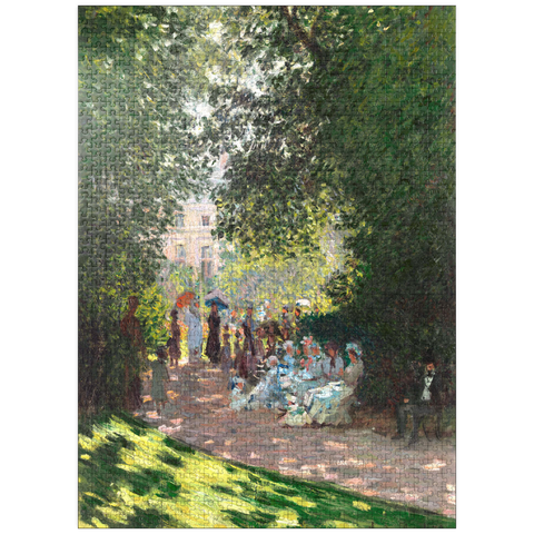 puzzleplate The Parc Monceau (1878) by Claude Monet 1000 Jigsaw Puzzle
