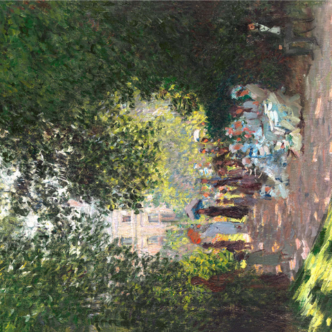 The Parc Monceau (1878) by Claude Monet 1000 Jigsaw Puzzle 3D Modell