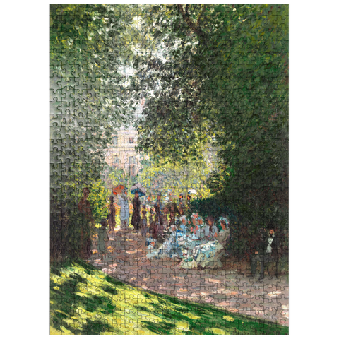 puzzleplate The Parc Monceau 1878 by Claude Monet 500 Jigsaw Puzzle