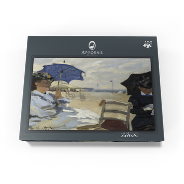 Claude Monets The Beach at Trouville 1870 100 Jigsaw Puzzle box view1
