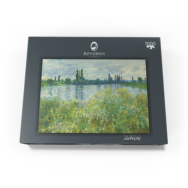Banks of the Seine, Vétheuil (1880) by Claude Monet 1000 Jigsaw Puzzle box view1