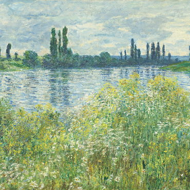 Banks of the Seine, Vétheuil (1880) by Claude Monet 1000 Jigsaw Puzzle 3D Modell
